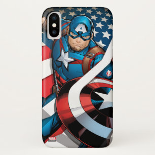 Avengers Classics Captain America With Stripes Case-Mate iPhone Case