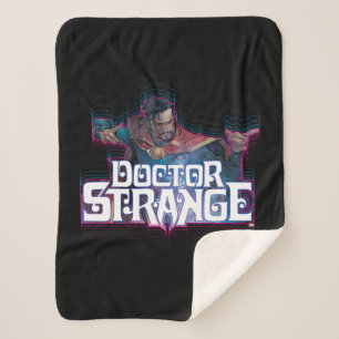 Avengers Classics Doctor Strange Cosmic Graphic Sherpa Blanket