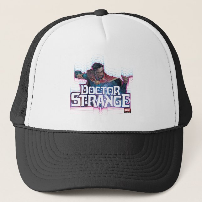 Avengers Classics | Doctor Strange Cosmic Graphic Trucker Hat (Front)