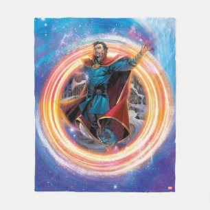 Avengers Classics Doctor Strange In Portal Fleece Blanket
