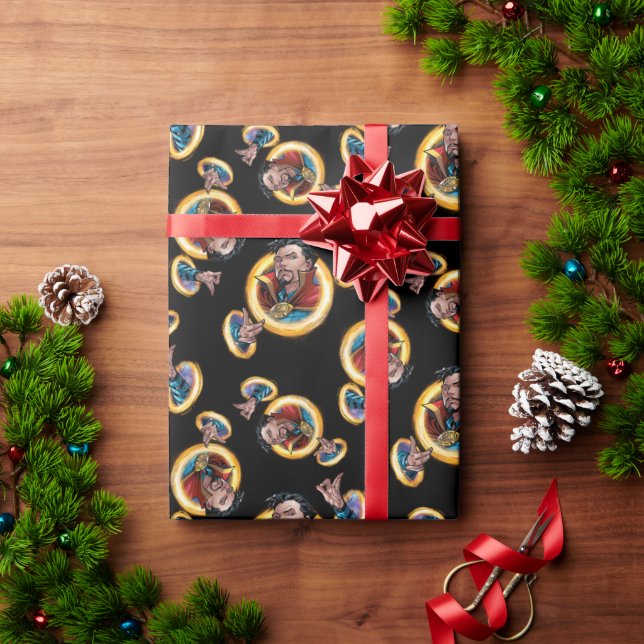 Avengers Classics | Doctor Strange Through Portals Wrapping Paper (Holiday Gift)