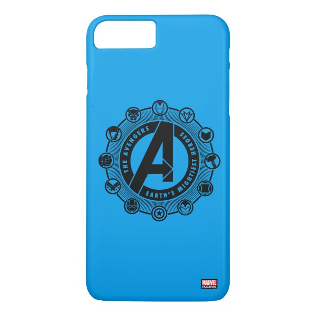 Avengers Classics | Earth's Mightiest Heroes Icons Case-Mate iPhone Case (Back)