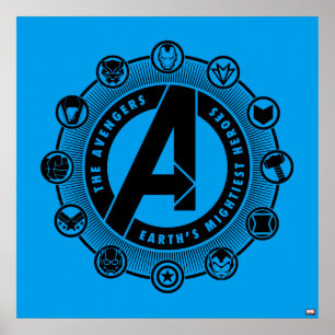Avengers Classics   Earth's Mightiest Heroes Icons Poster