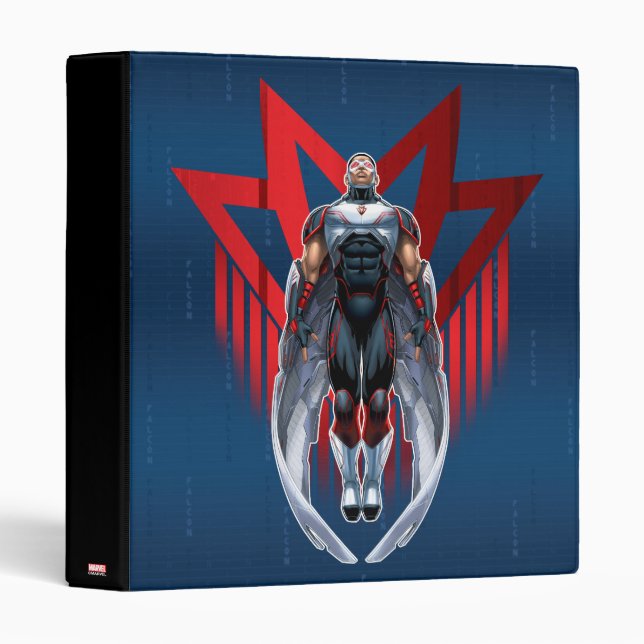 Avengers Classics | Falcon Icon Badge Binder (Front/Spine)