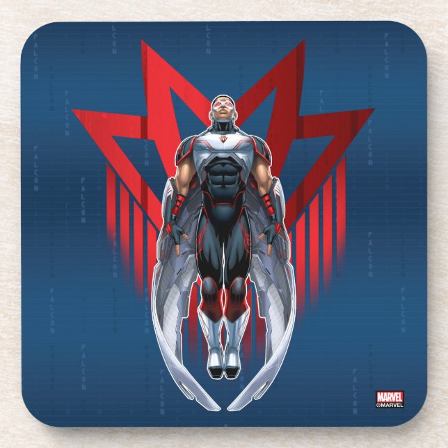 Avengers Classics | Falcon Icon Badge Coaster (Front)