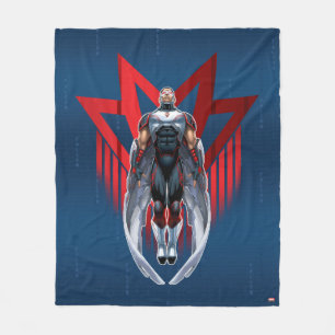 Avengers Classics   Falcon Icon Badge Fleece Blanket