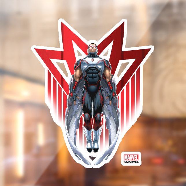 Avengers Classics | Falcon Icon Badge Window Cling (Sheet 2)