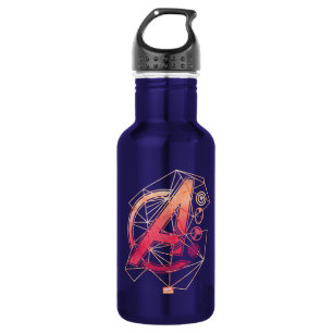 Avengers Classics   Geometric Avengers Icons 532 Ml Water Bottle