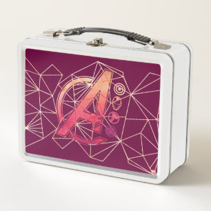 Avengers Classics   Geometric Avengers Icons Metal Lunch Box