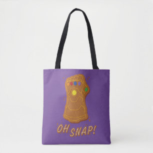 Avengers Classics Gingerbread Thanos Oh Snap! Tote Bag