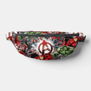 Avengers Classics   Glowing Logo Avengers Group Fanny Pack