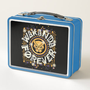 Avengers Classics   Golden Wakanda Forever Graphic Metal Lunch Box