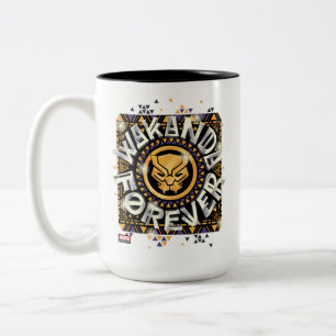 Avengers Classics   Golden Wakanda Forever Graphic Two-Tone Coffee Mug