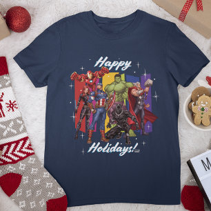 Avengers Classics Group "Happy Holidays" T-Shirt