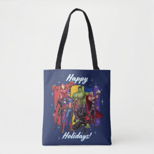 Avengers Classics   Group "Happy Holidays" Tote Bag