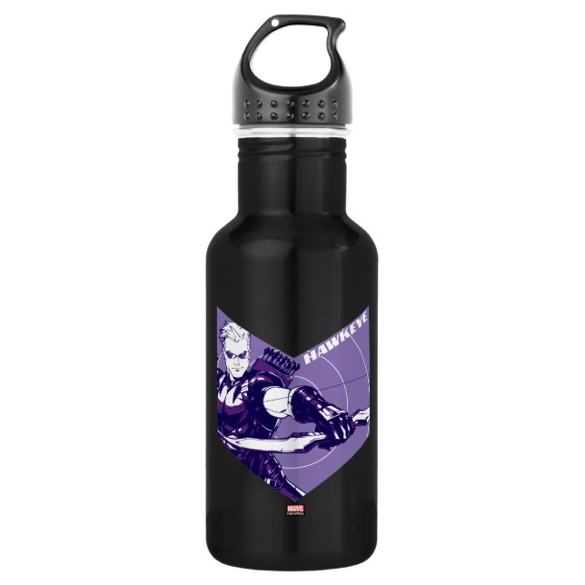 Avengers Classics | Hawkeye Arrow Cutout 532 Ml Water Bottle (Front)
