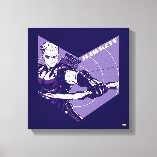 Avengers Classics | Hawkeye Arrow Cutout Canvas Print (Front)