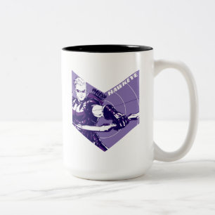 Avengers Classics   Hawkeye Arrow Cutout Two-Tone Coffee Mug