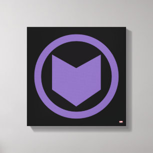 Avengers Classics   Hawkeye Arrow Icon Canvas Print