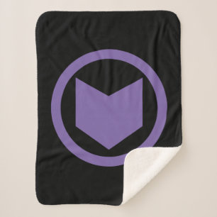 Avengers Classics   Hawkeye Arrow Icon Sherpa Blanket