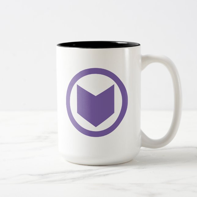 Avengers Classics | Hawkeye Arrow Icon Two-Tone Coffee Mug (Right)