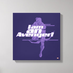Avengers Classics   Hawkeye "I Am" Graphic Canvas Print