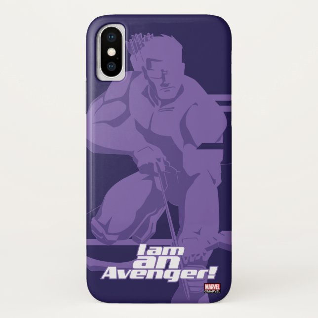 Avengers Classics | Hawkeye "I Am" Graphic Case-Mate iPhone Case (Back)