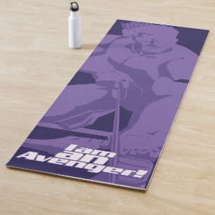 Avengers Classics   Hawkeye "I Am" Graphic Yoga Mat