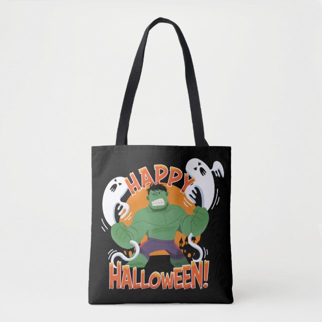 Avengers Classics | Hulk "Happy Halloween" Tote Bag (Front)