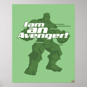 Avengers Classics   Hulk "I Am" Graphic Poster