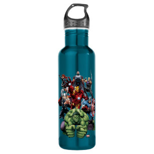 Avengers Classics Hulk Leading Avengers 710 Ml Water Bottle