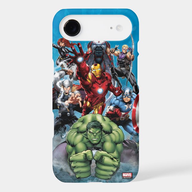 Avengers Classics | Hulk Leading Avengers Case-Mate iPhone Case (Back)