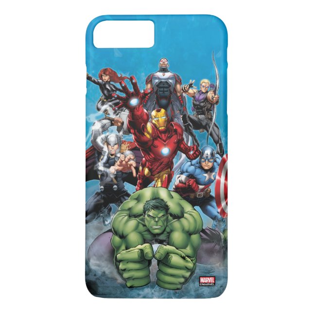 Avengers Classics | Hulk Leading Avengers Case-Mate iPhone Case (Back)
