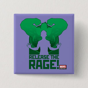 Avengers Classics Hulk "Release The Rage" 2 Inch Square Button