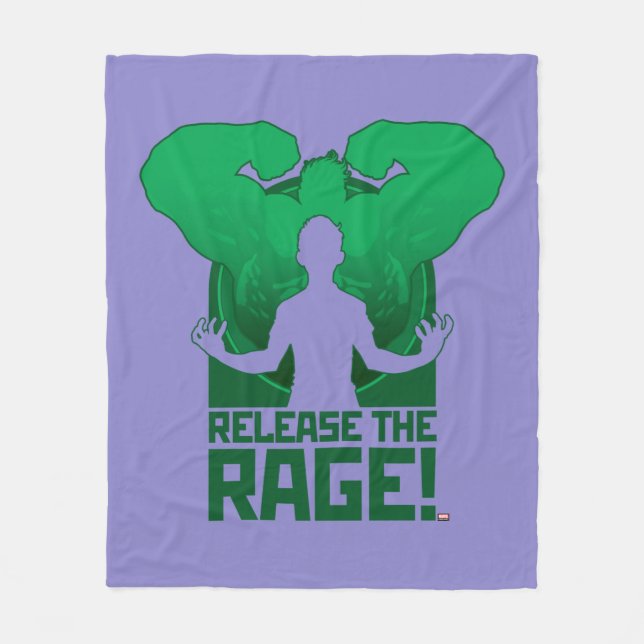 Avengers Classics | Hulk "Release The Rage" Fleece Blanket (Front)