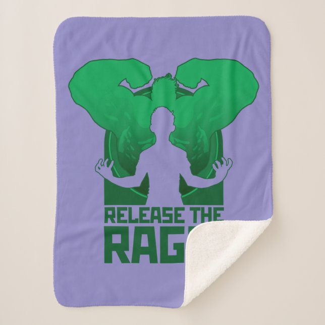 Avengers Classics | Hulk "Release The Rage" Sherpa Blanket (Front)