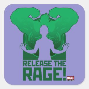 Avengers Classics   Hulk "Release The Rage" Square Sticker