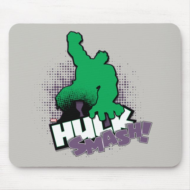 Avengers Classics | Hulk Smash Outline Graphic Mouse Pad (Front)