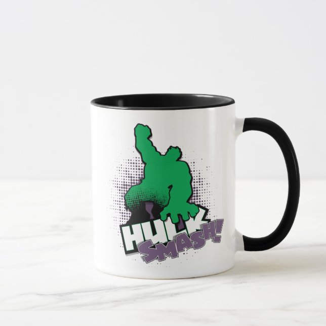 Avengers Classics | Hulk Smash Outline Graphic Mug (Right)