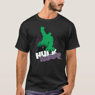 Avengers Classics Hulk Smash Outline Graphic T-Shirt