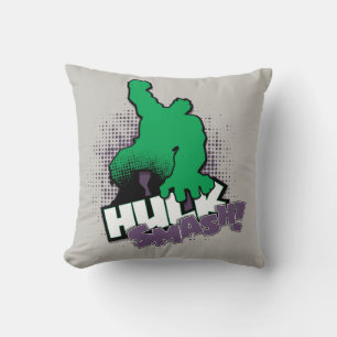Avengers Classics   Hulk Smash Outline Graphic Throw Pillow