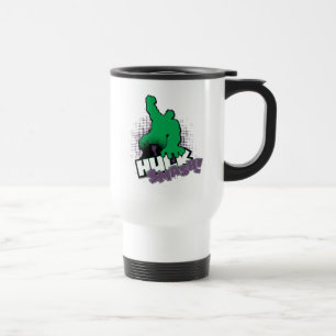 Avengers Classics Hulk Smash Outline Graphic Travel Mug