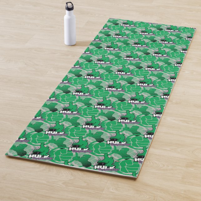 Avengers Classics | Hulk Smash Outline Graphic Yoga Mat (In Situ)