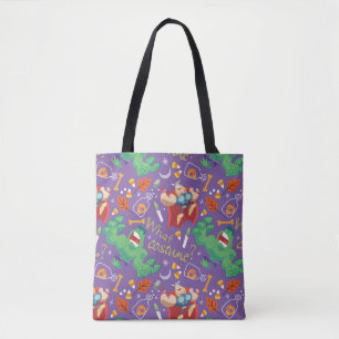 Avengers Classics Hulk & Thor Halloween Pattern Tote Bag