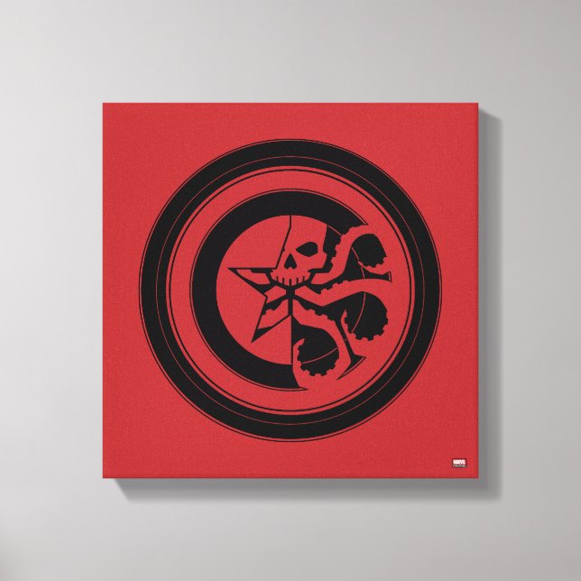 Avengers Classics | Hydra Captain America Shield Canvas Print (Front)