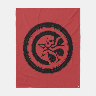 Avengers Classics Hydra Captain America Shield Fleece Blanket