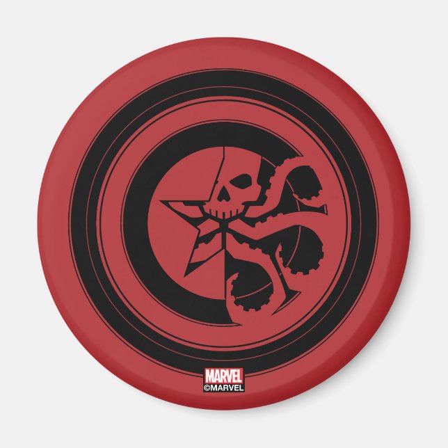 Avengers Classics | Hydra Captain America Shield Magnet (Front)