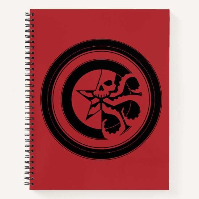 Avengers Classics | Hydra Captain America Shield Notebook (Front)