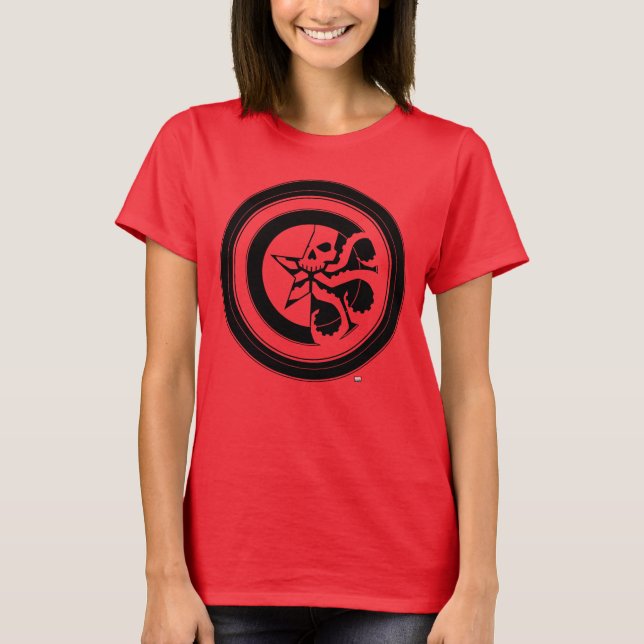 Avengers Classics | Hydra Captain America Shield T-Shirt (Front)