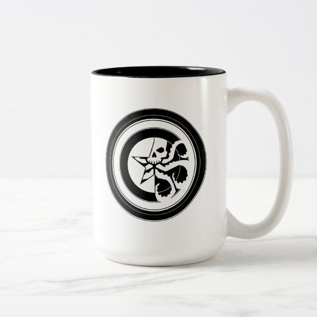 Avengers Classics | Hydra Captain America Shield Two-Tone Coffee Mug (Right)
